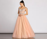 Demi Beaded Tulle Ball Gown