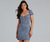 Summer Romance Ditsy Floral Mini Dress