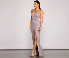 Carella Wrap Glitter Dress